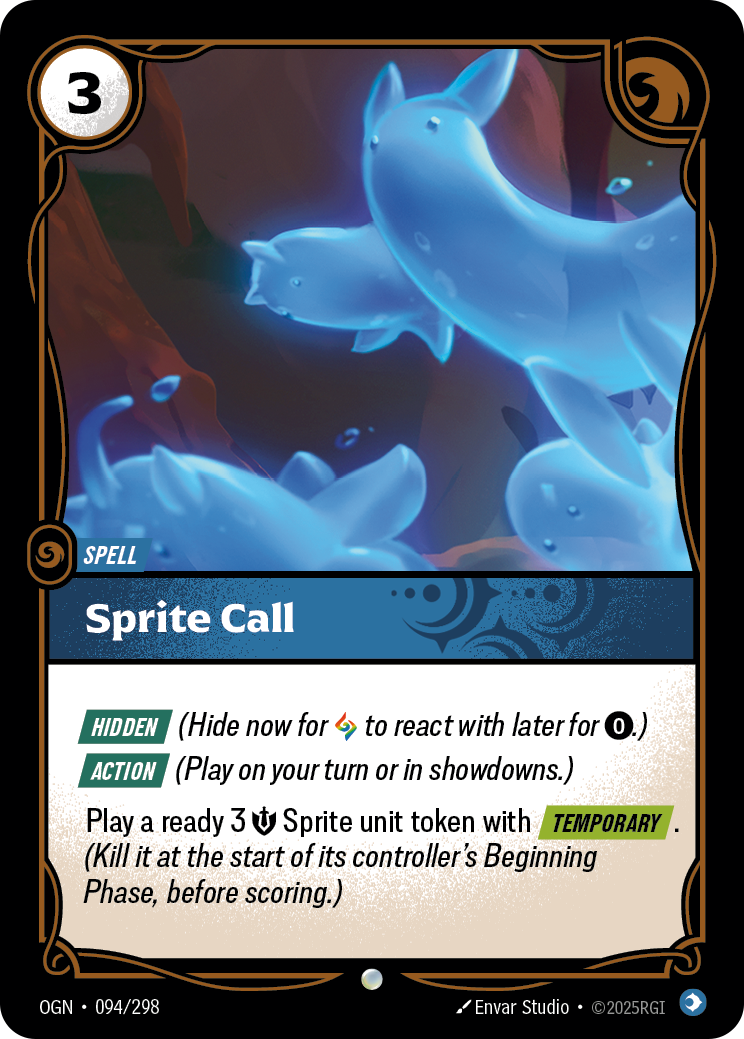 Sprite Call - OGN 094/298 Chinese Version