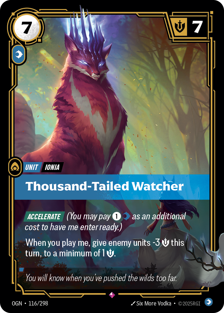 Thousand-Tailed Watcher - OGN 116/298 Chinese Version