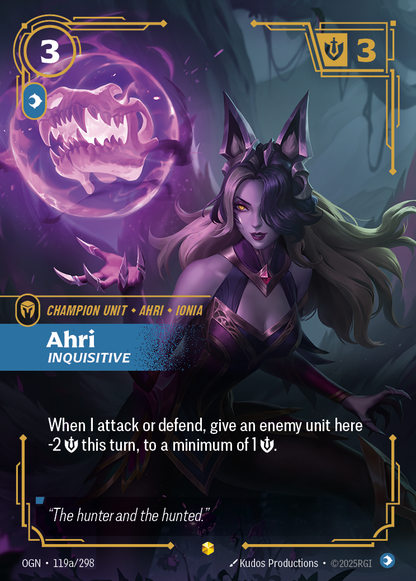Ahri - OGN 119a/298 Chinese Version