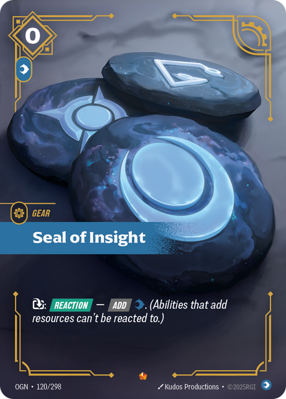 Seal of Insight - OGN 120/298 Chinese Version