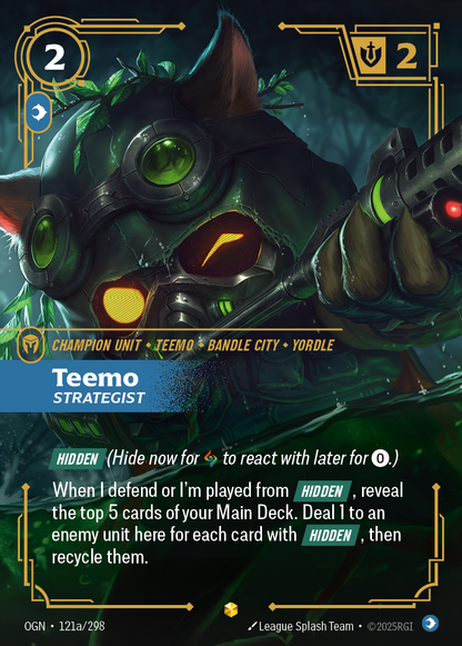 Teemo - OGN 121a/298 Chinese Version
