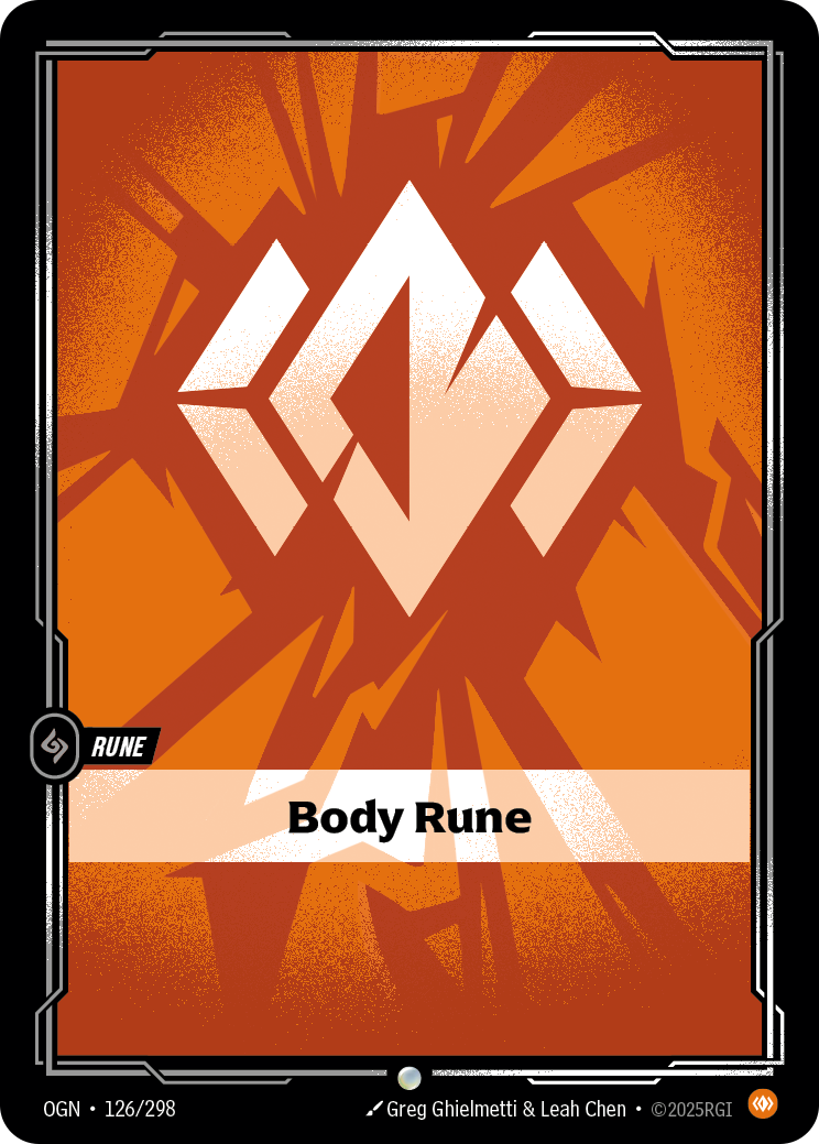 Body Rune - OGN 126/298 Chinese Version