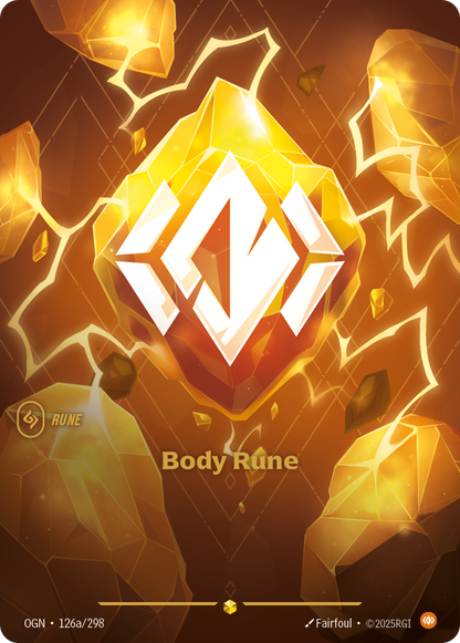 Body Rune - OGN 126a/298 Chinese Version