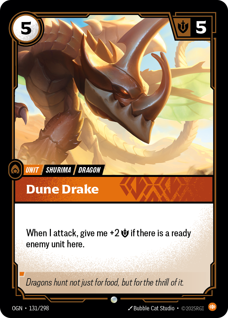 Dune Drake - OGN 131/298 Chinese Version