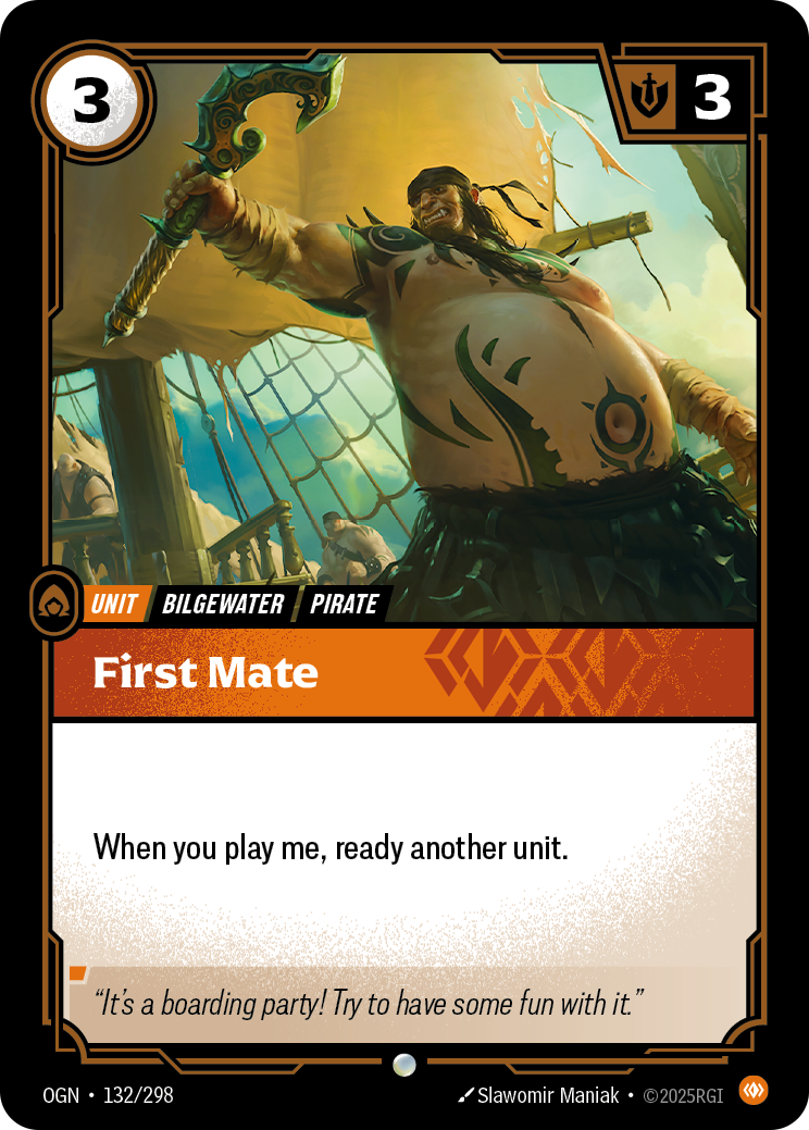 First Mate - OGN 132/298 Chinese Version