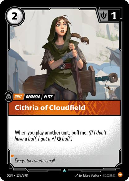 Cithria of Cloudfield - OGN 139/298 Chinese Version