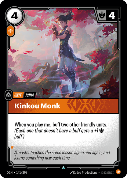 Kinkou Monk - OGN 141/298 Chinese Version