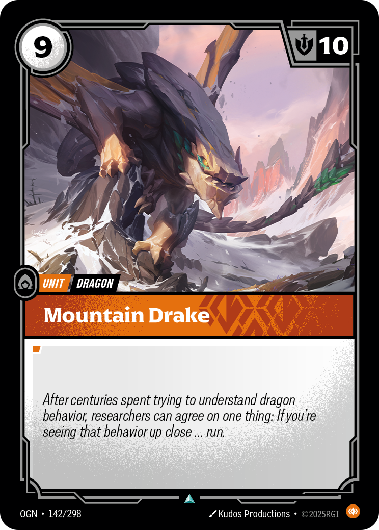 Mountain Drake - OGN 142/298 Chinese Version
