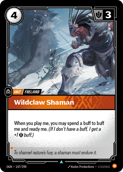Wildclaw Shaman - OGN 147/298 Chinese Version