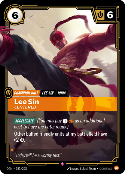 Lee Sin - OGN 151/298 Chinese Version