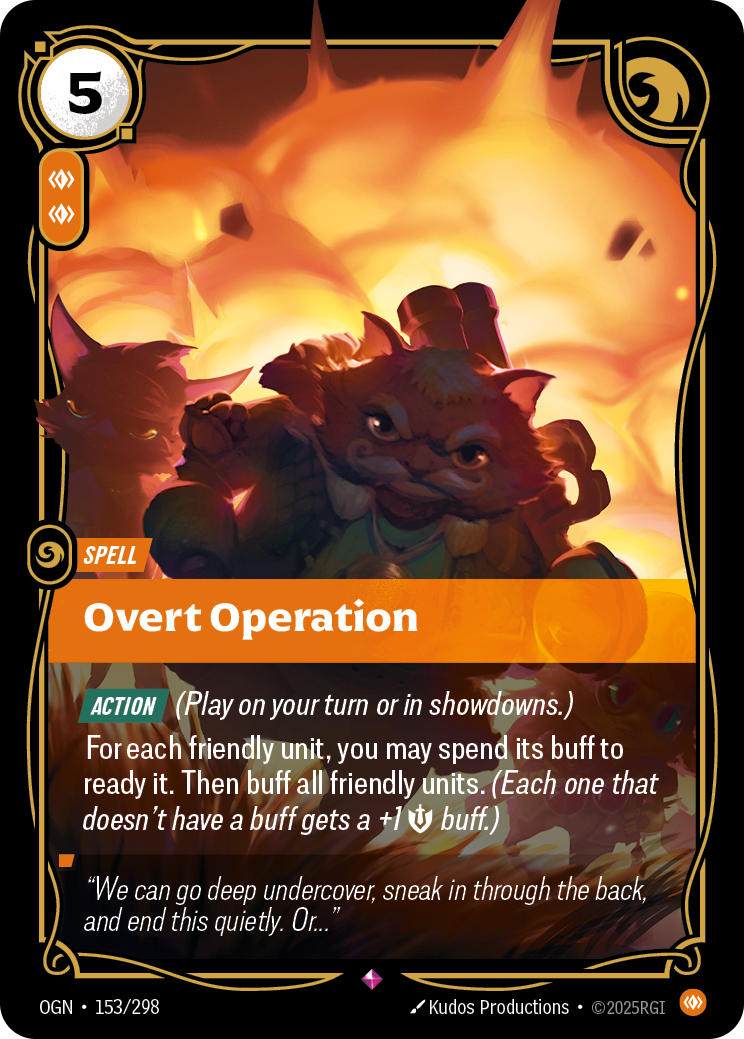 Overt Operation - OGN 153/298 Chinese Version