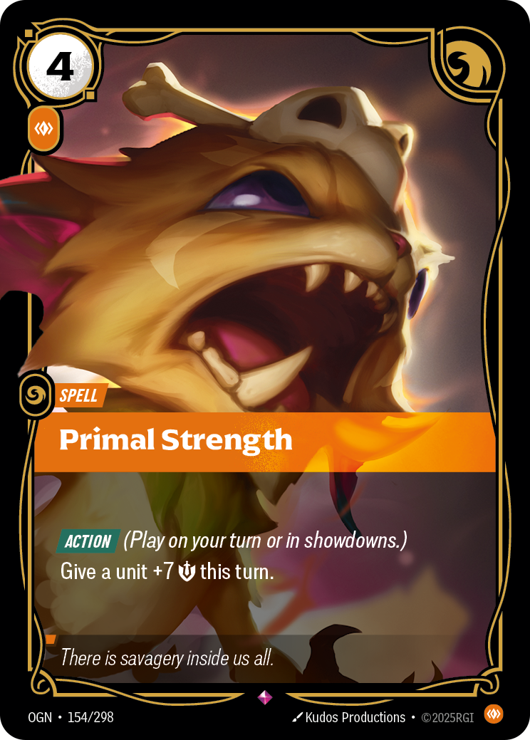 Primal Strength - OGN 154/298 Chinese Version