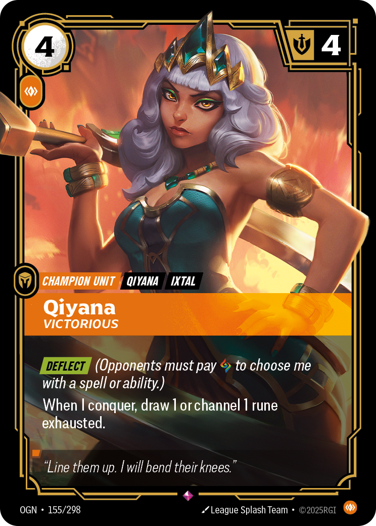 Qiyana - OGN 155/298 Chinese Version