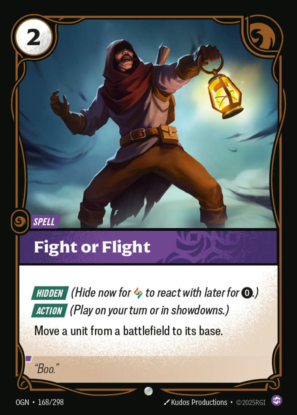 Fight or Flight - OGN 168/298 Chinese Version