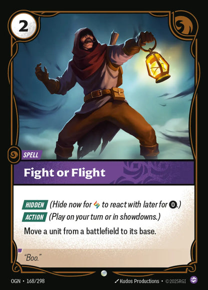Fight or Flight - OGN 168/298 Chinese Version