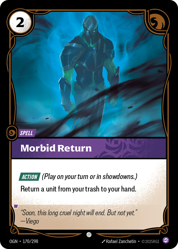 Morbid Return - OGN 170/298 Chinese Version
