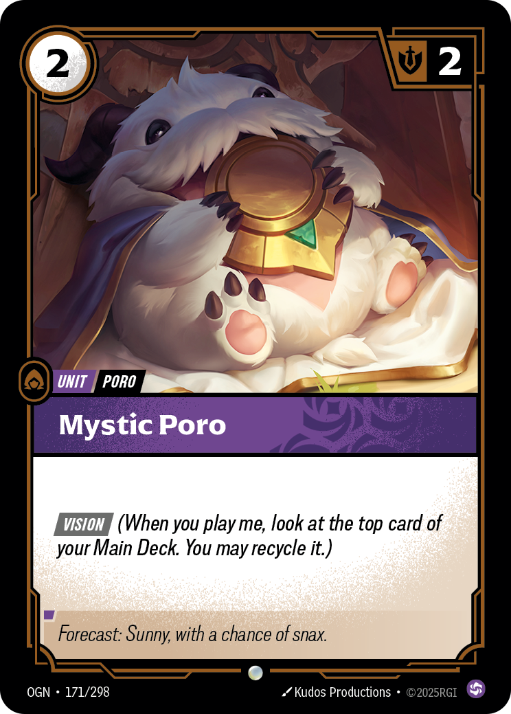 Mystic Poro - OGN 171/298 Chinese Version