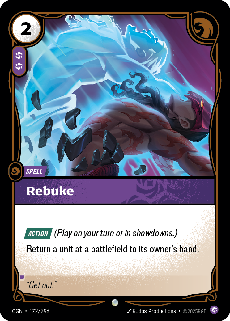 Rebuke - OGN 172/298 Chinese Version