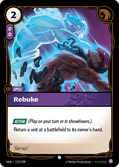 Rebuke - OGN 172/298 Chinese Version