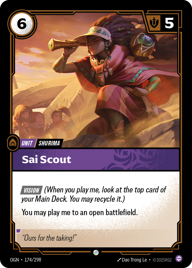 Sai Scout - OGN 174/298 Chinese Version