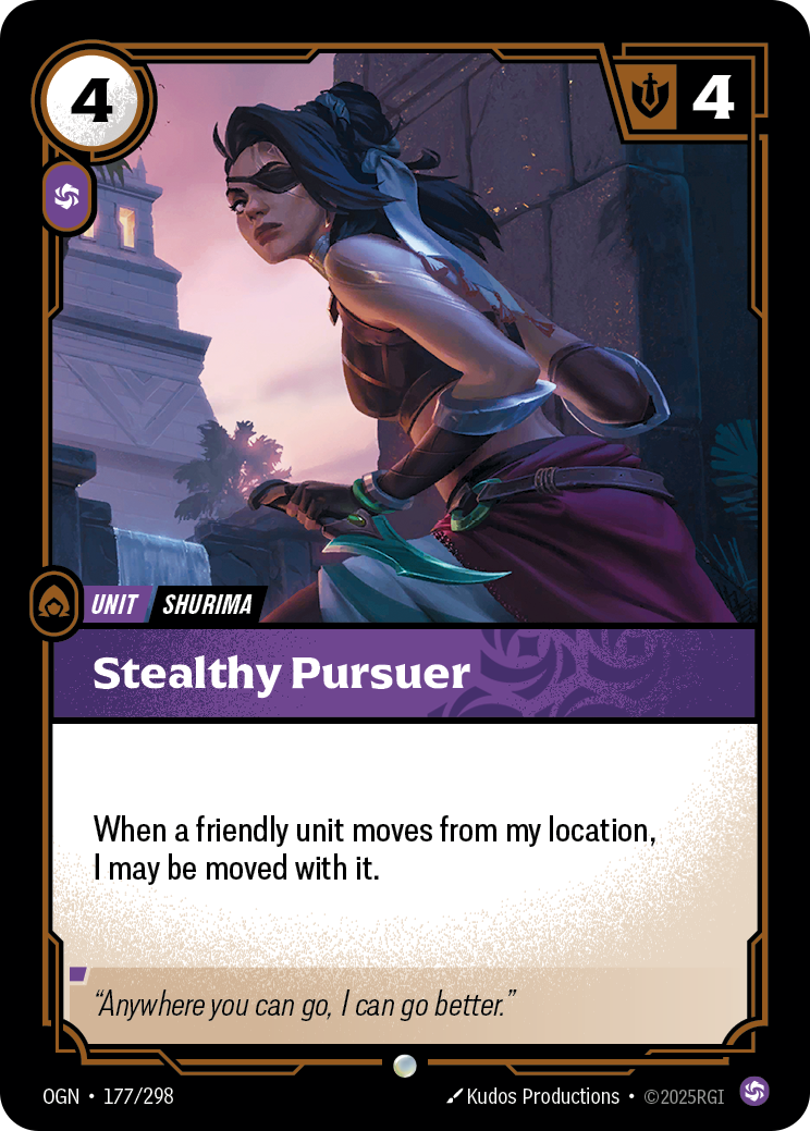 Stealthy Pursuer - OGN 177/298 Chinese Version