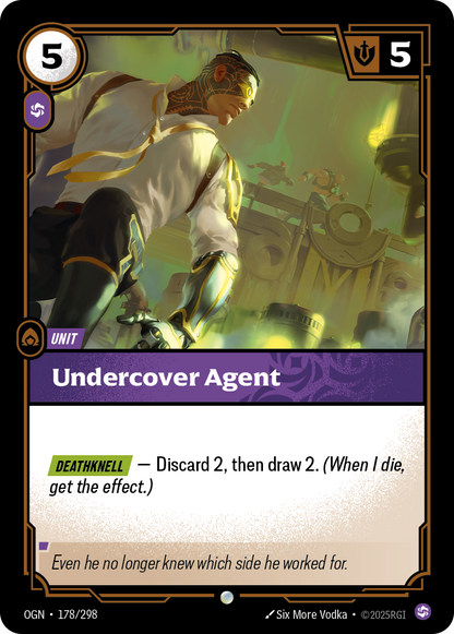 Undercover Agent - OGN 178/298 Chinese Version