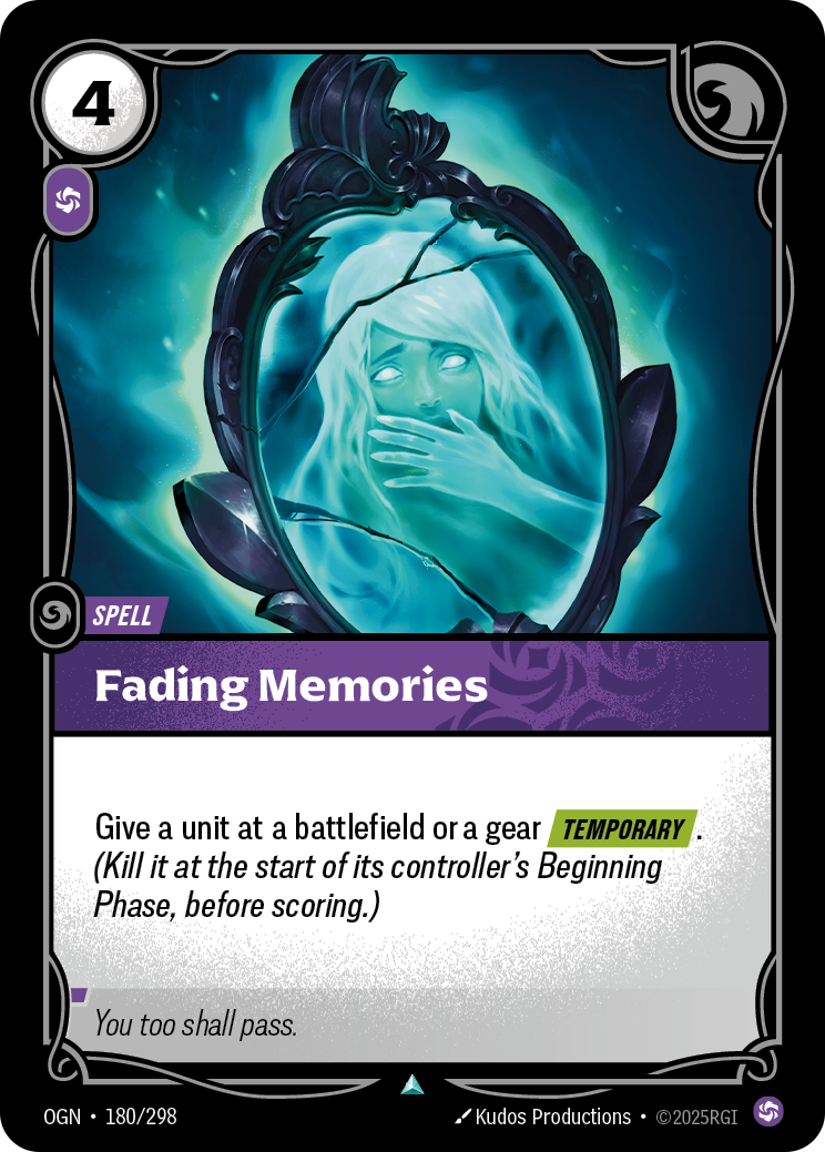 Fading Memories - OGN 180/298 Chinese Version