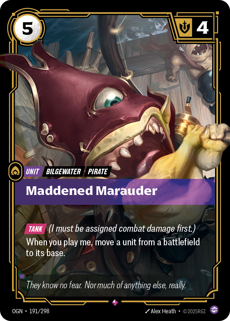 Maddened Marauder - OGN 191/298 Chinese Version