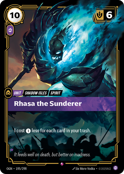 Rhasa the Sunderer - OGN 195/298 Chinese Version