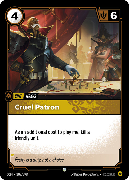 Cruel Patron - OGN 208/298 Chinese Version