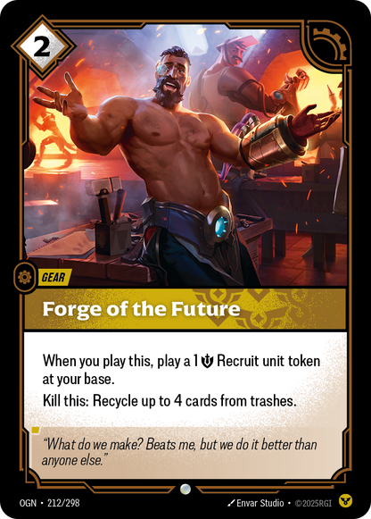Forge of the Future - OGN 212/298 Chinese Version