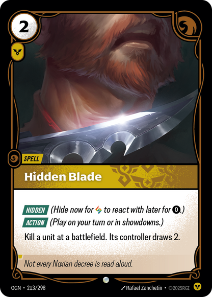 Hidden Blade - OGN 213/298 Chinese Version