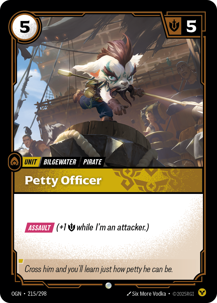Petty Officer - OGN 215/298 Chinese Version