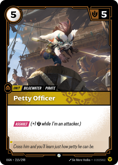 Petty Officer - OGN 215/298 Chinese Version