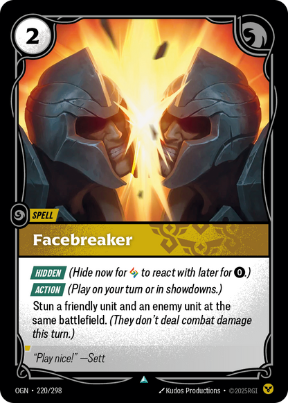 Facebreaker - OGN 220/298 Chinese Version