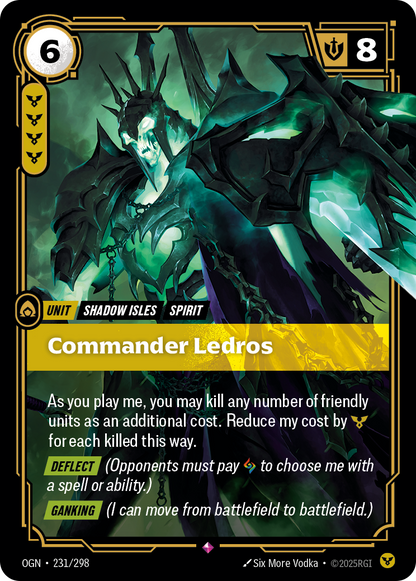 Commander Ledros - OGN 231/298 Chinese Version