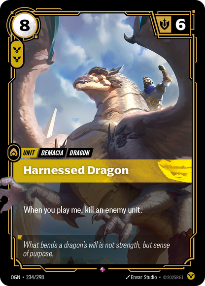 Harnessed Dragon - OGN 234/298 Chinese Version