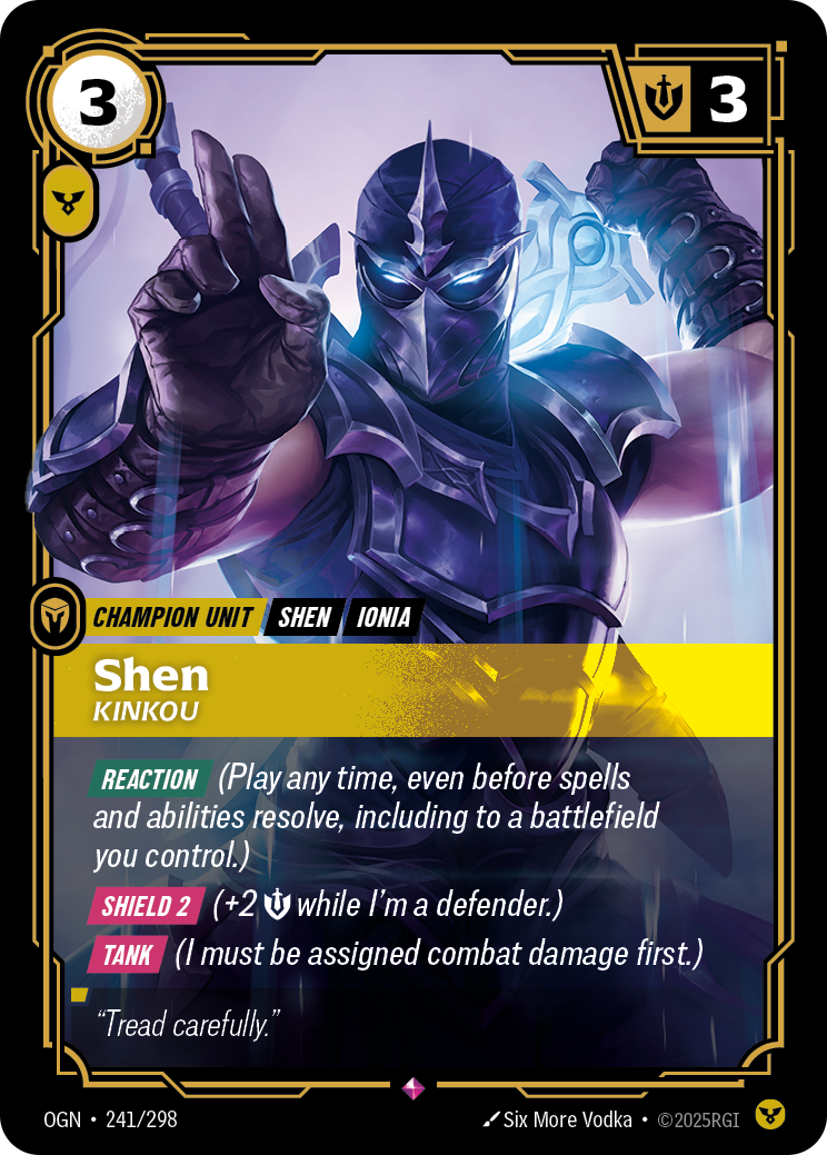 Shen (Kinkou) - OGN 241/298 Chinese Version