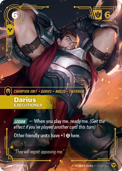 Darius (Executioner) - OGN 243/298 Chinese Version