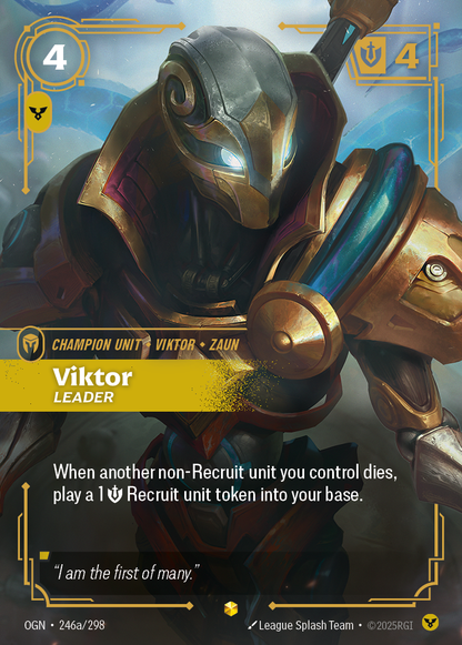 Viktor (Leader) (Alt Art) - OGN 246a/298 Chinese Version