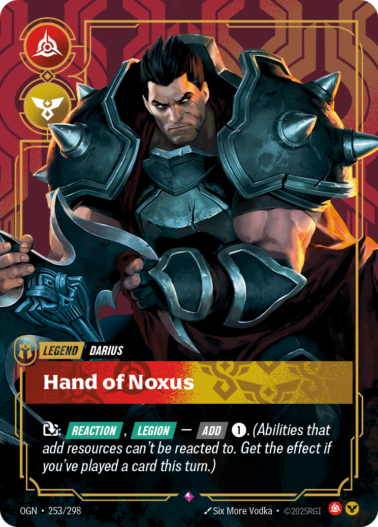 Darius - Hand of Noxus - OGN 253/298 Chinese Version