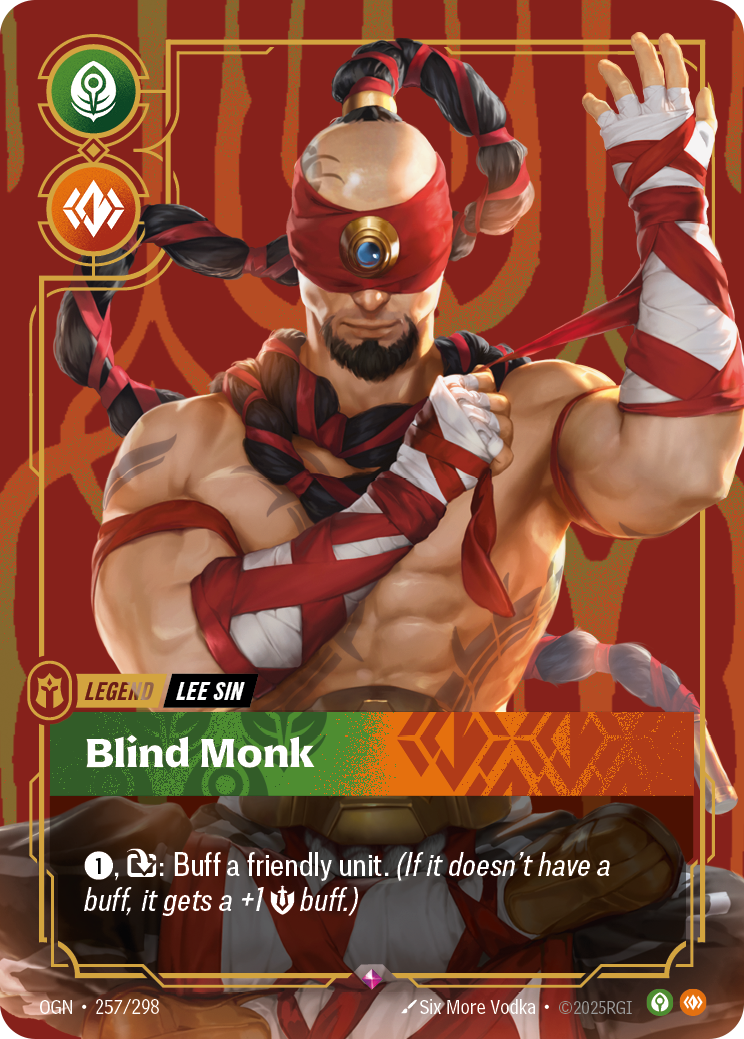 Lee Sin - Blind Monk - OGN 257/298 Chinese Version