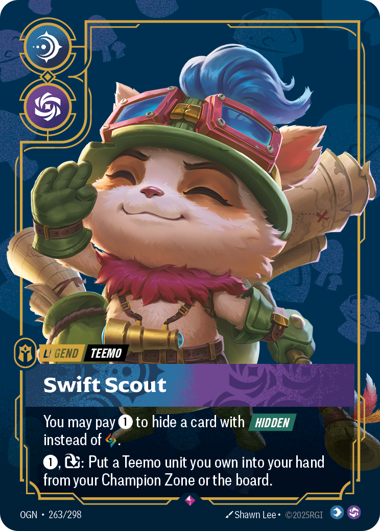 Teemo - Swift Scout - OGN 263/298 Chinese Version