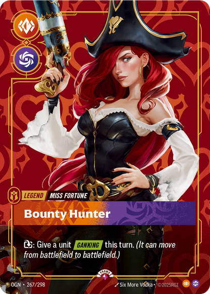 Miss Fortune - Bounty Hunter - OGN 267/298 Chinese Version