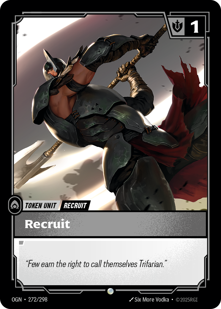 Recruit (Trifarian) - OGN 272/298 Chinese Version