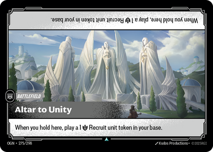Altar to Unity - OGN 275/298 Chinese Version