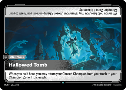 Hallowed Tomb - OGN 281/298 Chinese Version