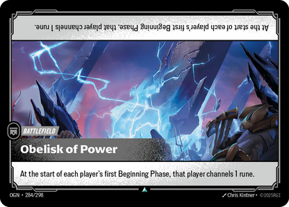 Obelisk of Power - OGN 284/298 Chinese Version