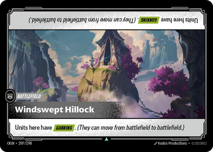 Windswept Hillock - OGN 297/298 Chinese Version
