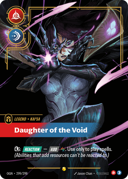 Kai'Sa - Daughter of the Void - OGN 299/298 Chinese Version